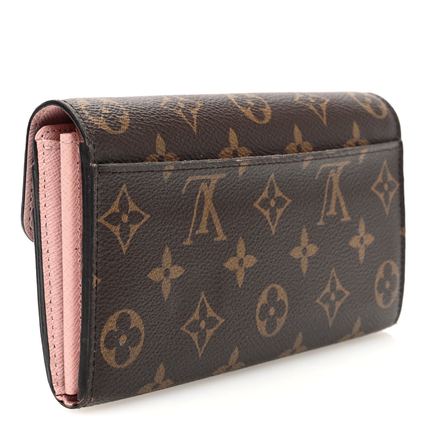Louis Vuitton Monogram Sarah Wallet NM Rose Ballerine 3 of 6