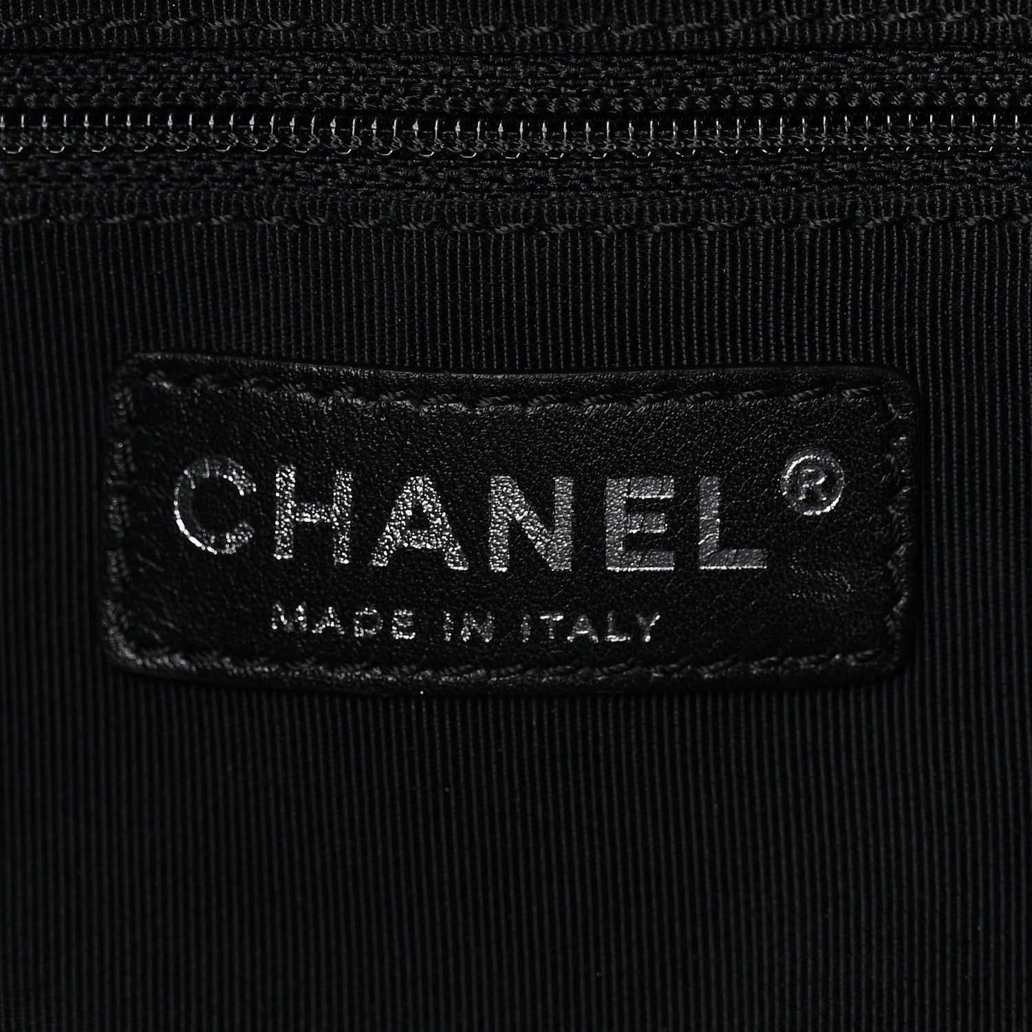Chanel Coated Canvas Unlimited Clutch Silver 6 of 9