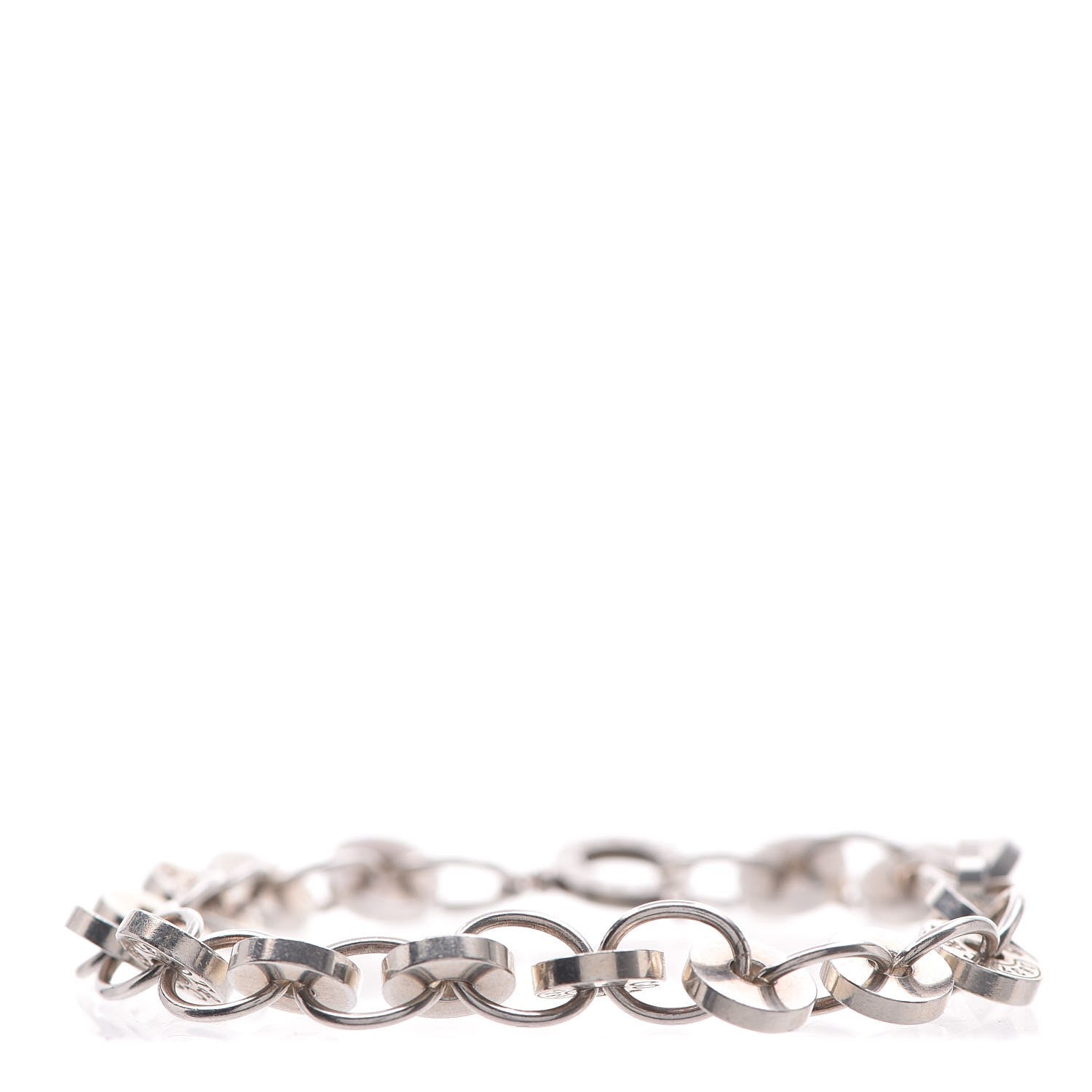 Tiffany Sterling Silver 1837 Circle Bracelet 1 of 3