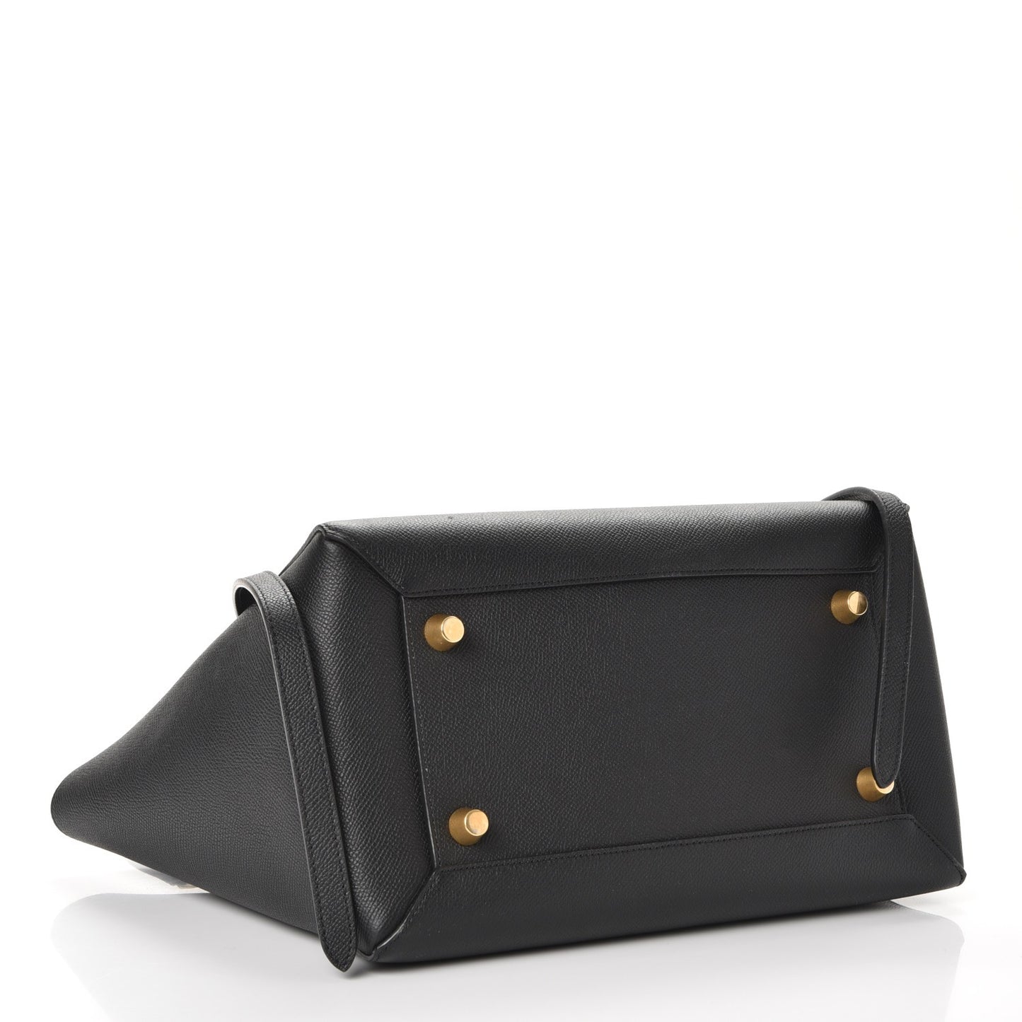 Grained Calfskin Mini Belt Bag Black