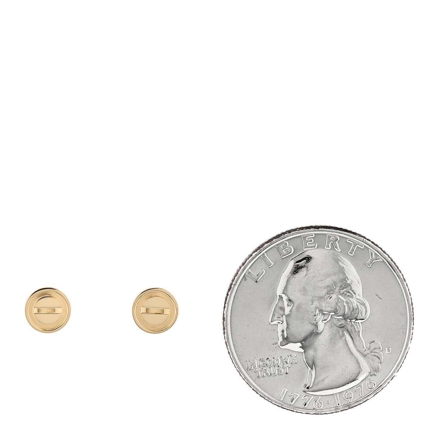 18K Yellow Gold LOVE Earrings