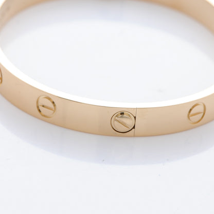 Cartier 18K Yellow Gold LOVE Bracelet 17 7 of 8