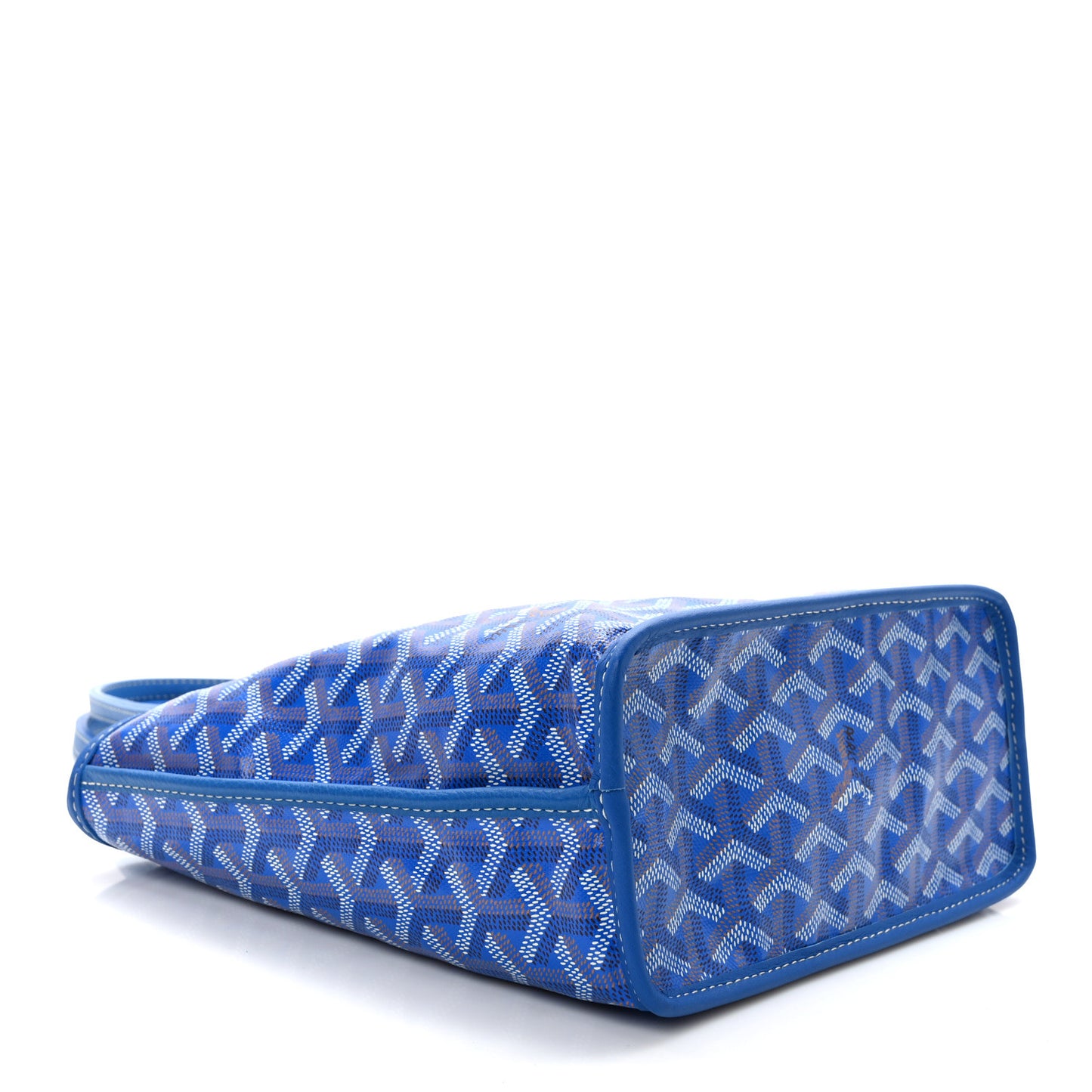 Goyardine Reversible Mini Anjou Sky Blue