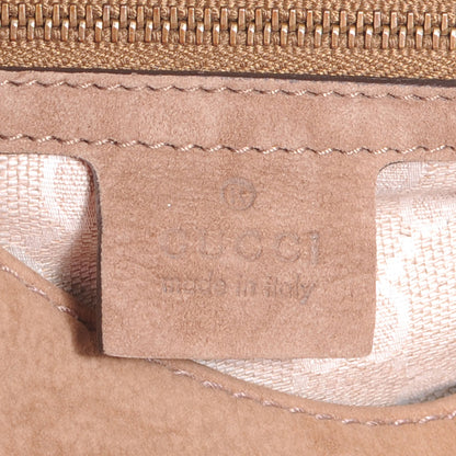 Gucci Nubuck Large Soft Stirrup Shoulder Bag Light Brown 7 of 12