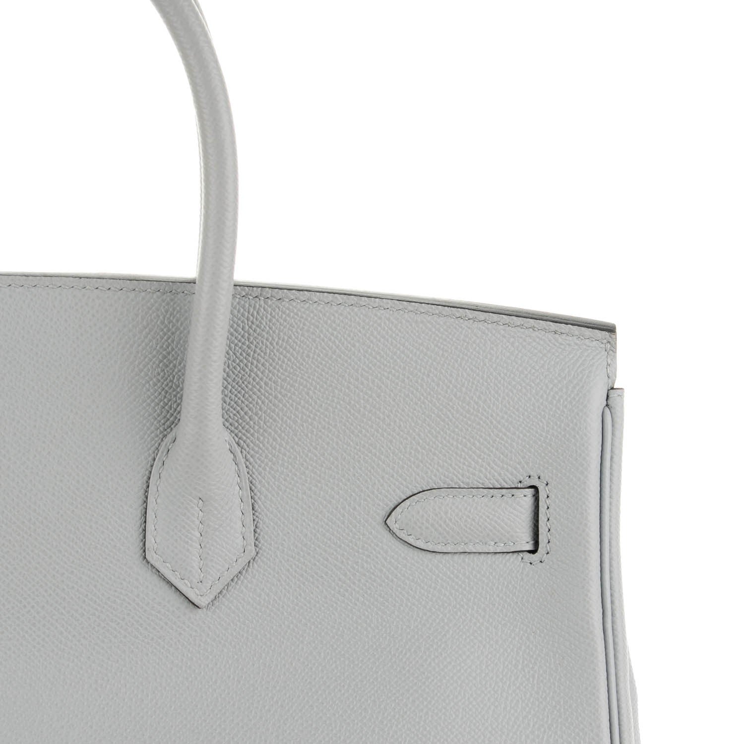 Hermes Epsom Birkin 35 Bleu Glacier 11 of 21