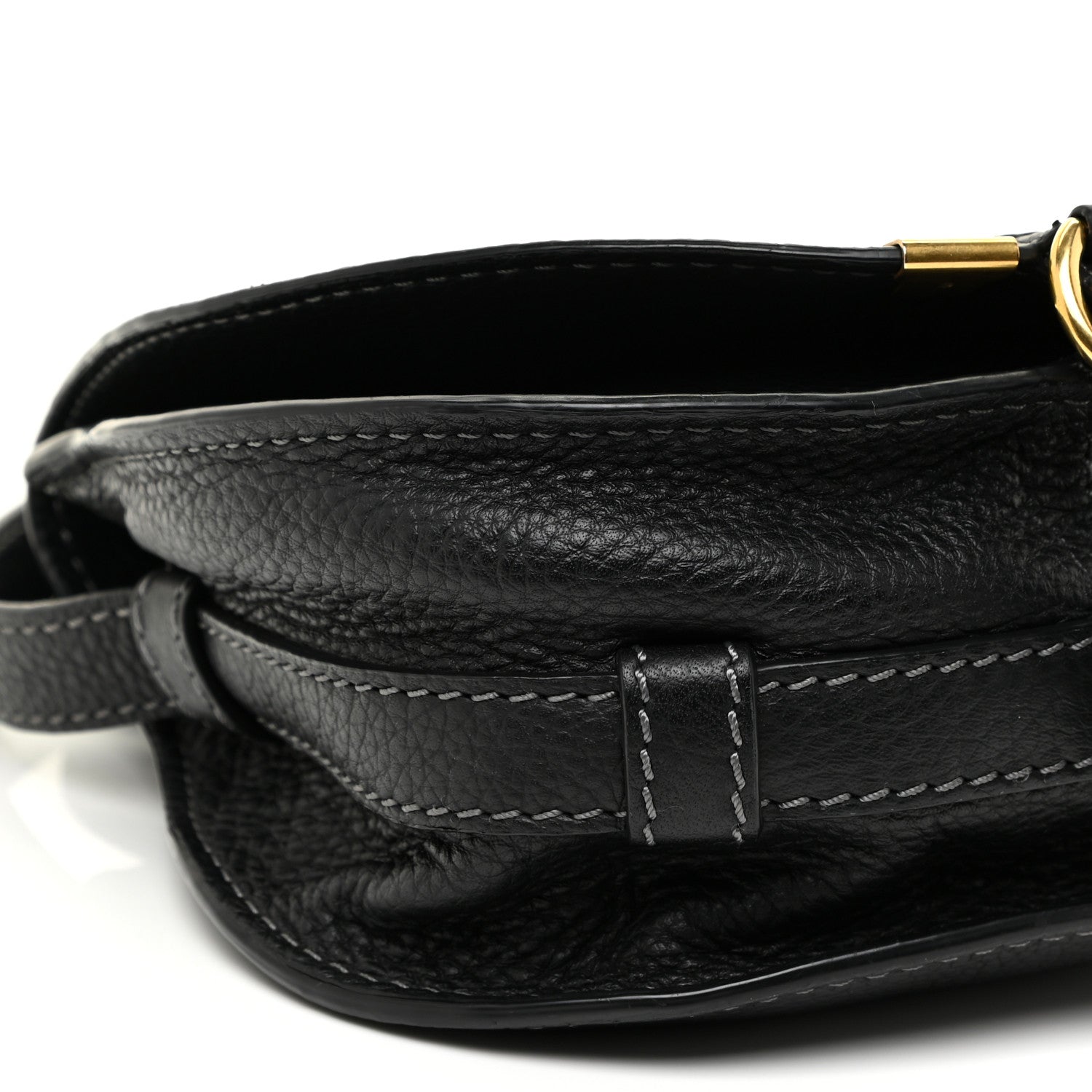 Chloe Calfskin Mini Marcie Round Crossbody Bag Black 10 of 13