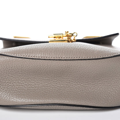 Chloe Grained Lambskin Drew Shoulder Bag Motty Grey 9 of 10