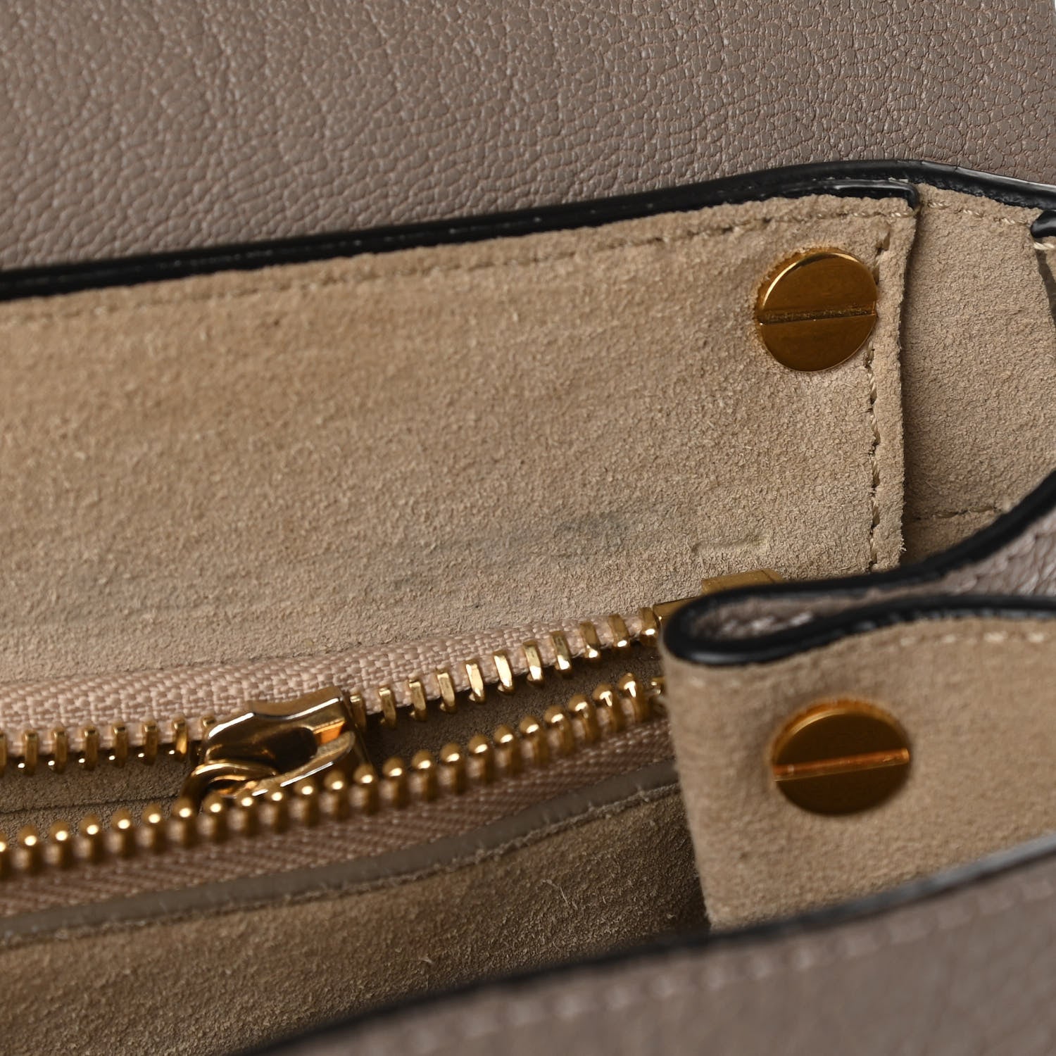 Chloe Grained Lambskin Large Drew Shoulder Bag Motty Grey 12 of 12