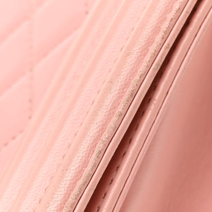 Chanel Lambskin Quilted Medium Boy Flap Light Pink 11 of 14