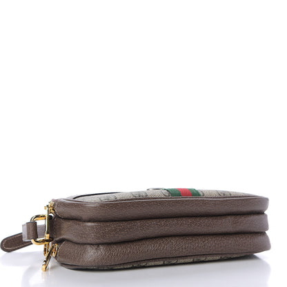 Gucci GG Supreme Monogram Web Mini Ophidia GG Bag Brown 3 of 11