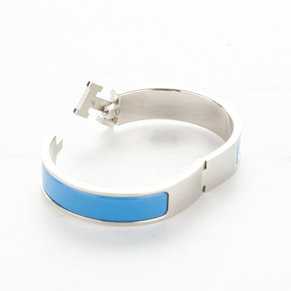 Hermes Enamel Narrow Clic Clac H Bracelet PM Bleu Cielo 4 of 4