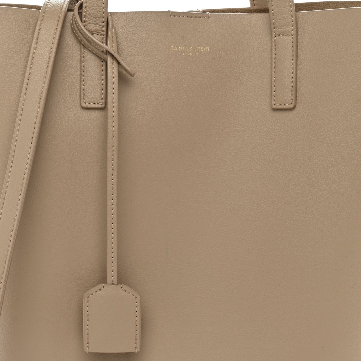 Calfskin Toy Shopping Tote Nude Powder