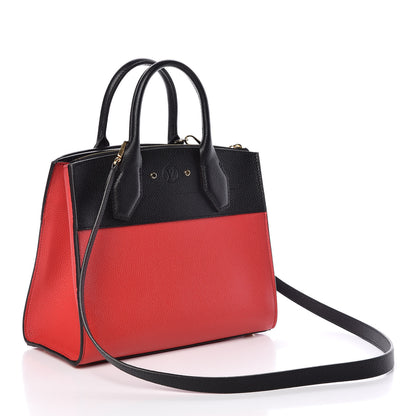 Louis Vuitton Taurillon City Steamer PM Black Rouge 3 of 8