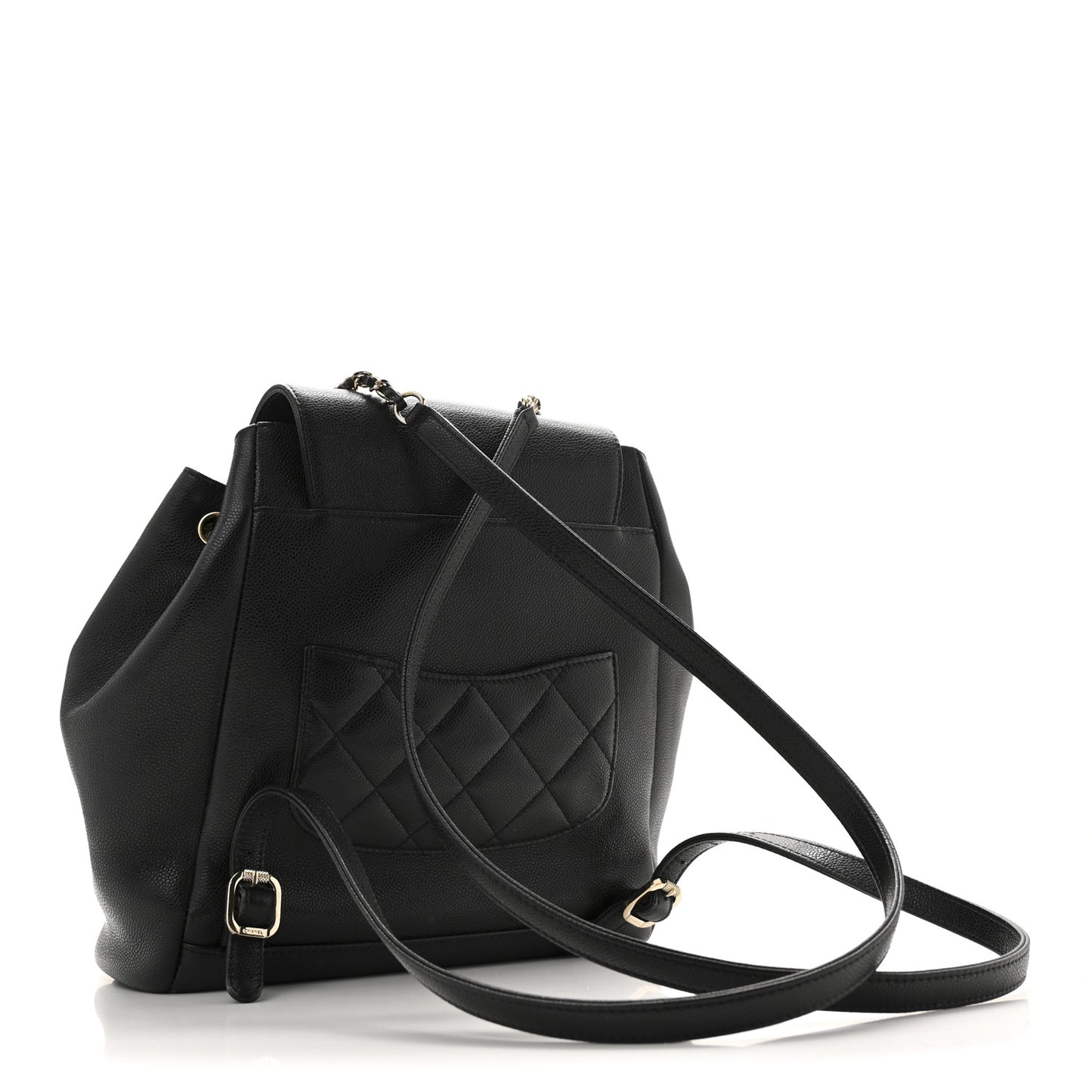 Caviar Quilted Business Affinity Backpack Black