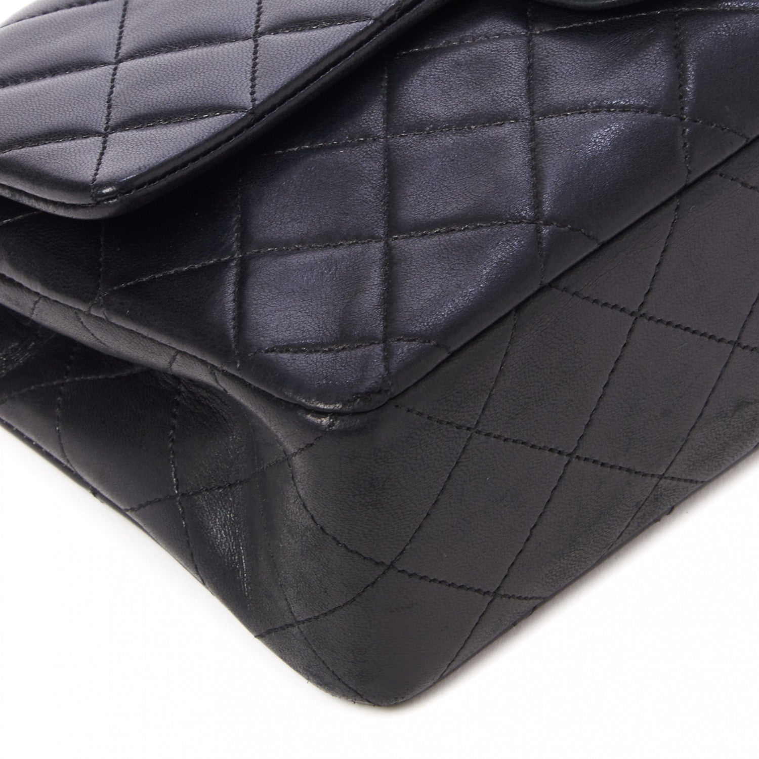Chanel Lambskin Quilted Small Double Flap Black 6 of 10
