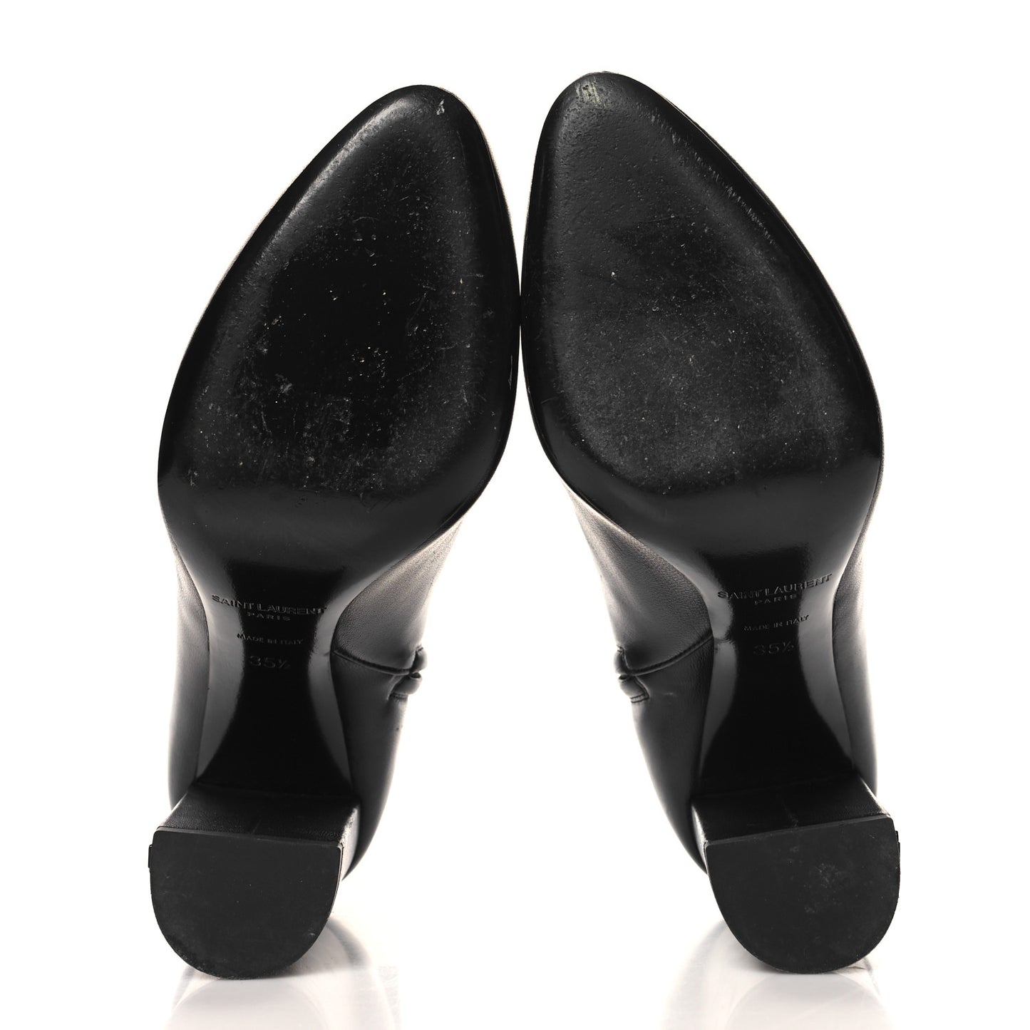 Nappa Vendome Loulou Ankle Zip Boot 35.5 Black