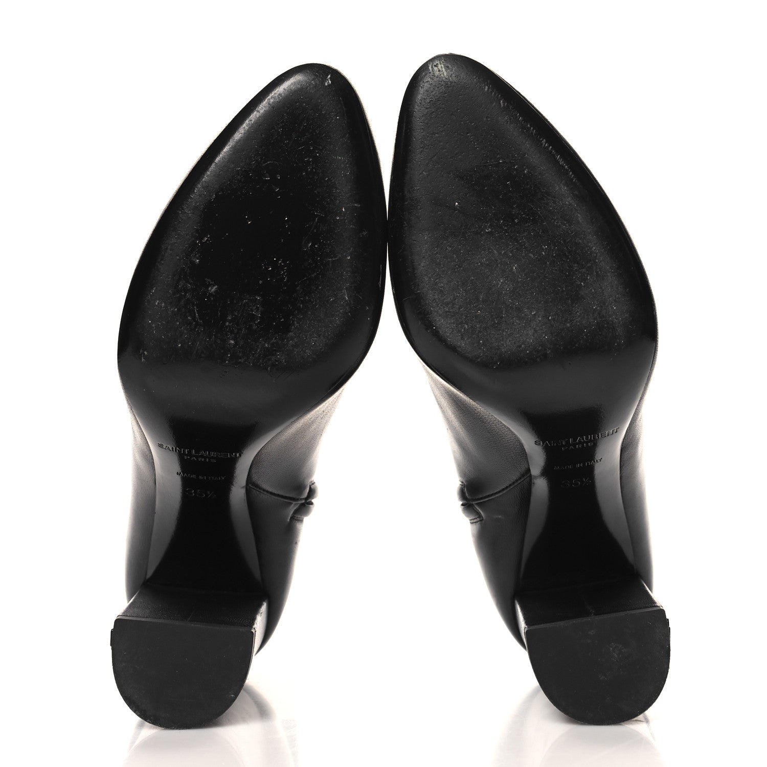 Saint Laurent Nappa Vendome Loulou Ankle Zip Boot 35.5 Black 6 of 9