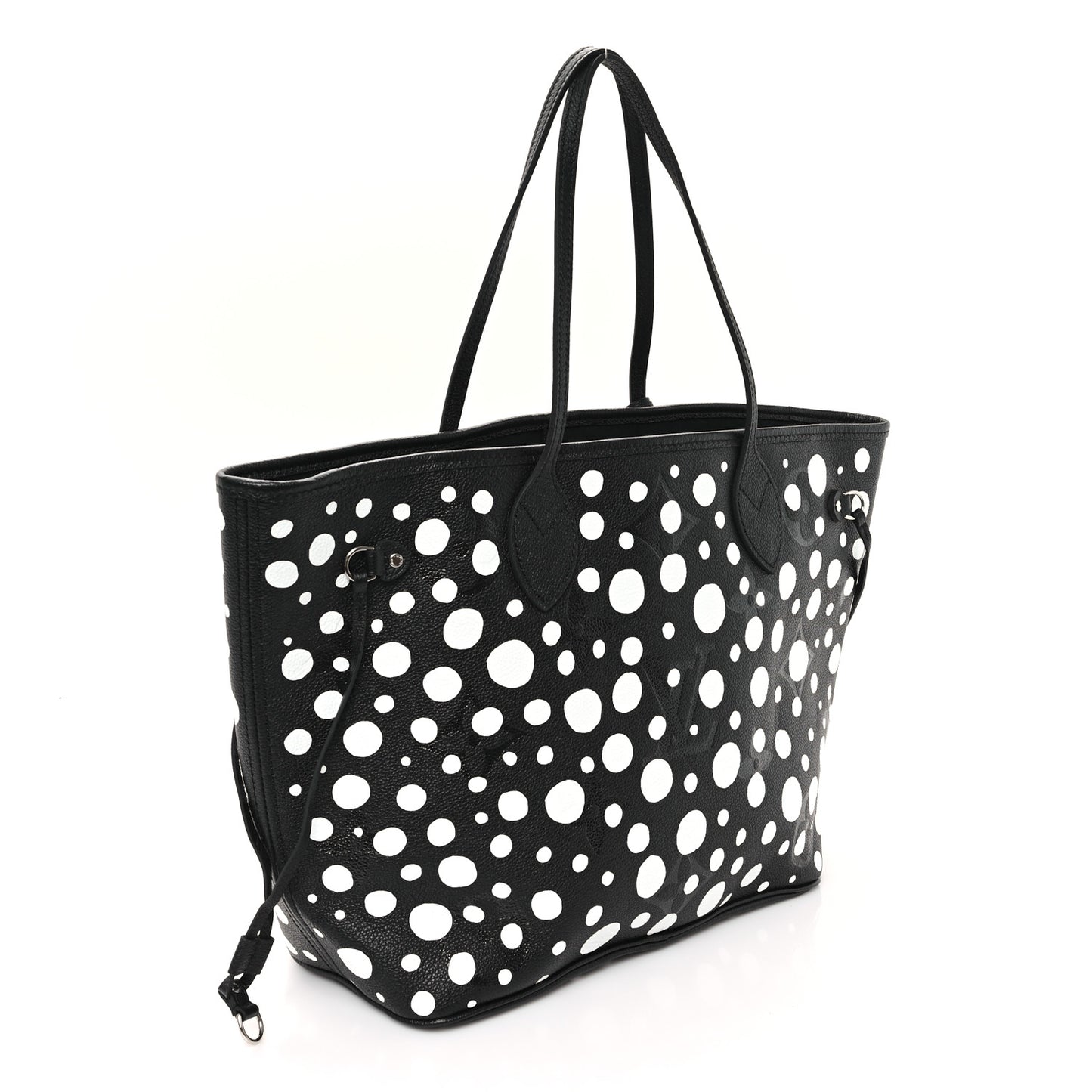 LV X YK Empreinte Neverfull MM Black White