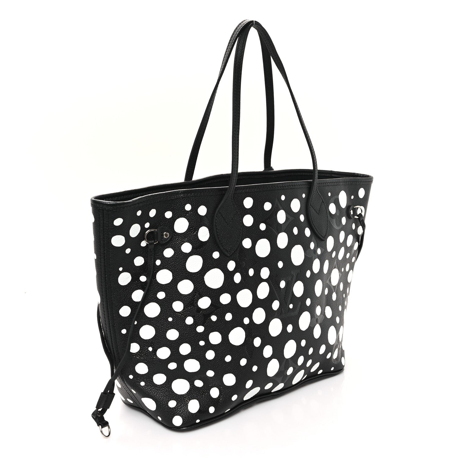 Louis Vuitton LV X YK Empreinte Neverfull MM Black White 4 of 11