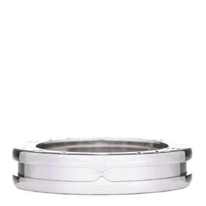 Bulgari 18K White Gold B.Zero1 One-Band Ring 49 4.75 1 of 5