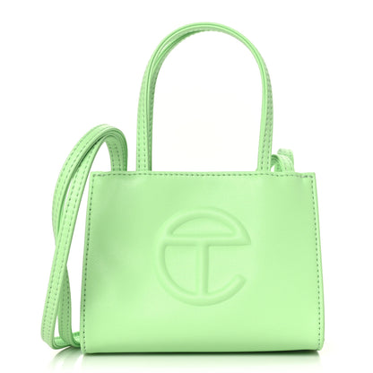 Telfar Vegan Leather Small Shopping Bag Double Mint 1 of 8