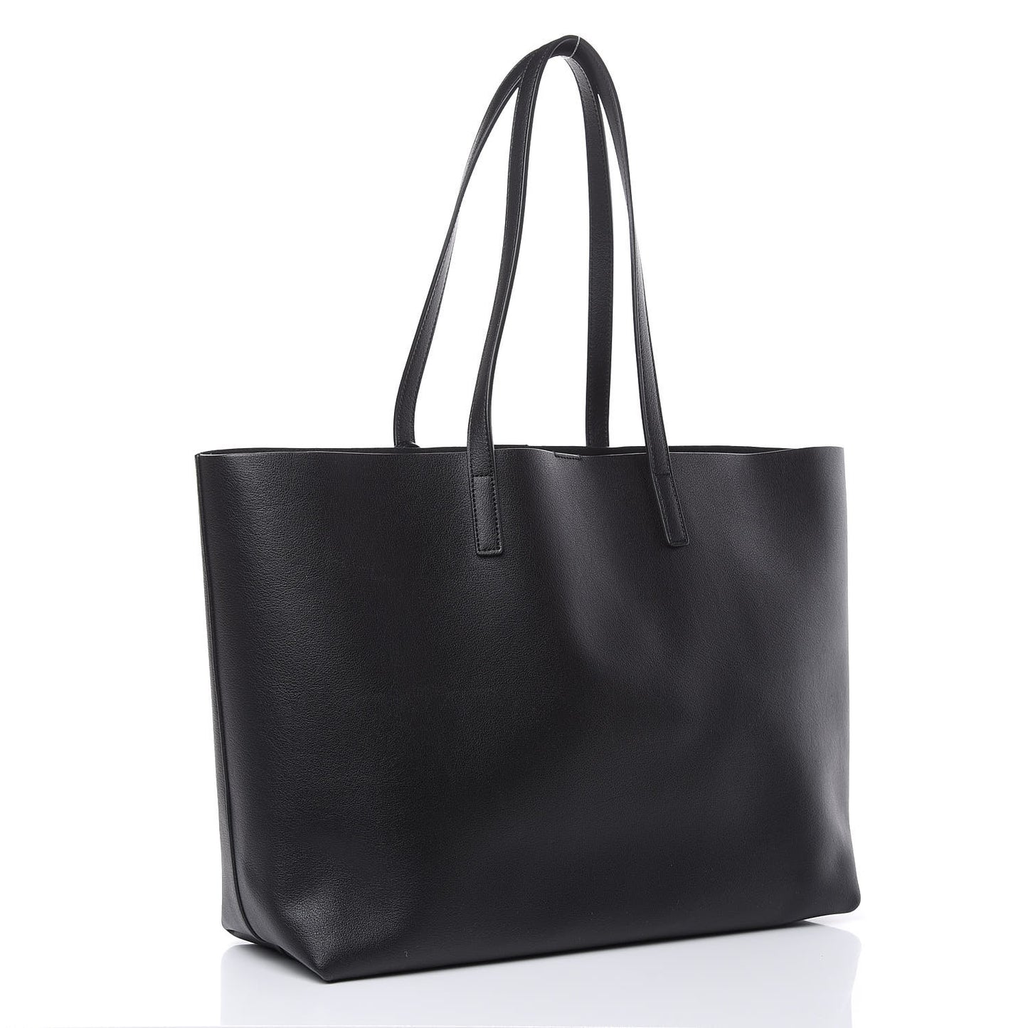 Calfskin Large Shopping Tote Black