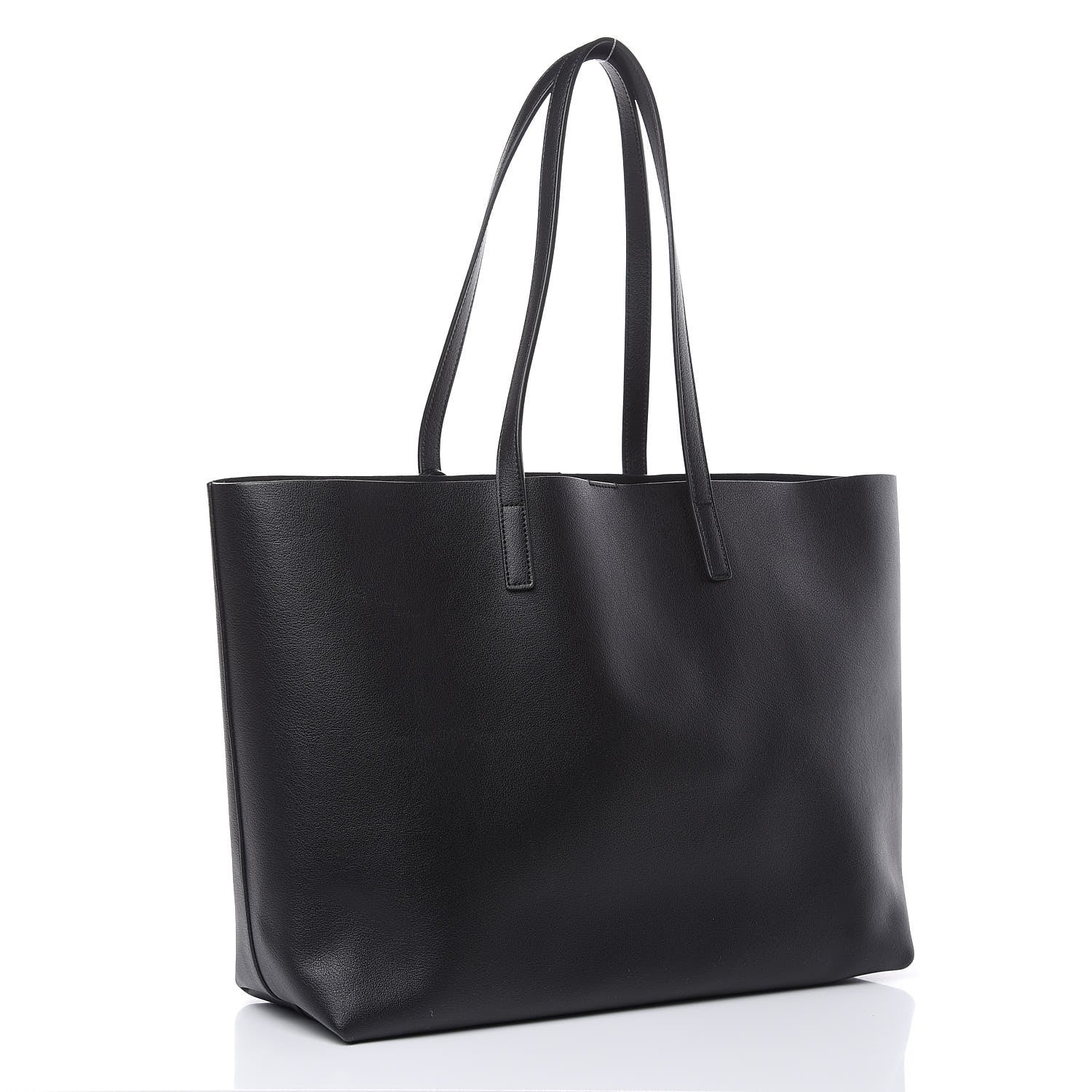 Saint Laurent Calfskin Large Shopping Tote Black 4 of 9