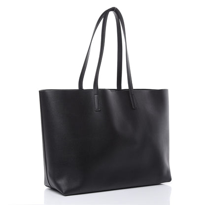 Saint Laurent Calfskin Large Shopping Tote Black 4 of 9