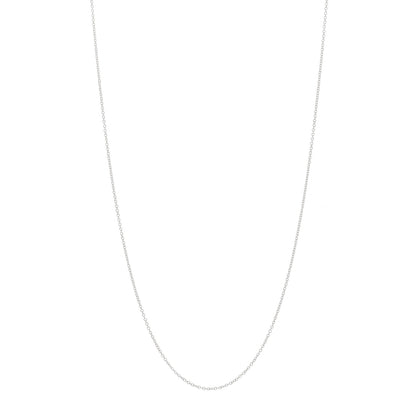 Tiffany Platinum Chain Necklace 18" 1 of 4