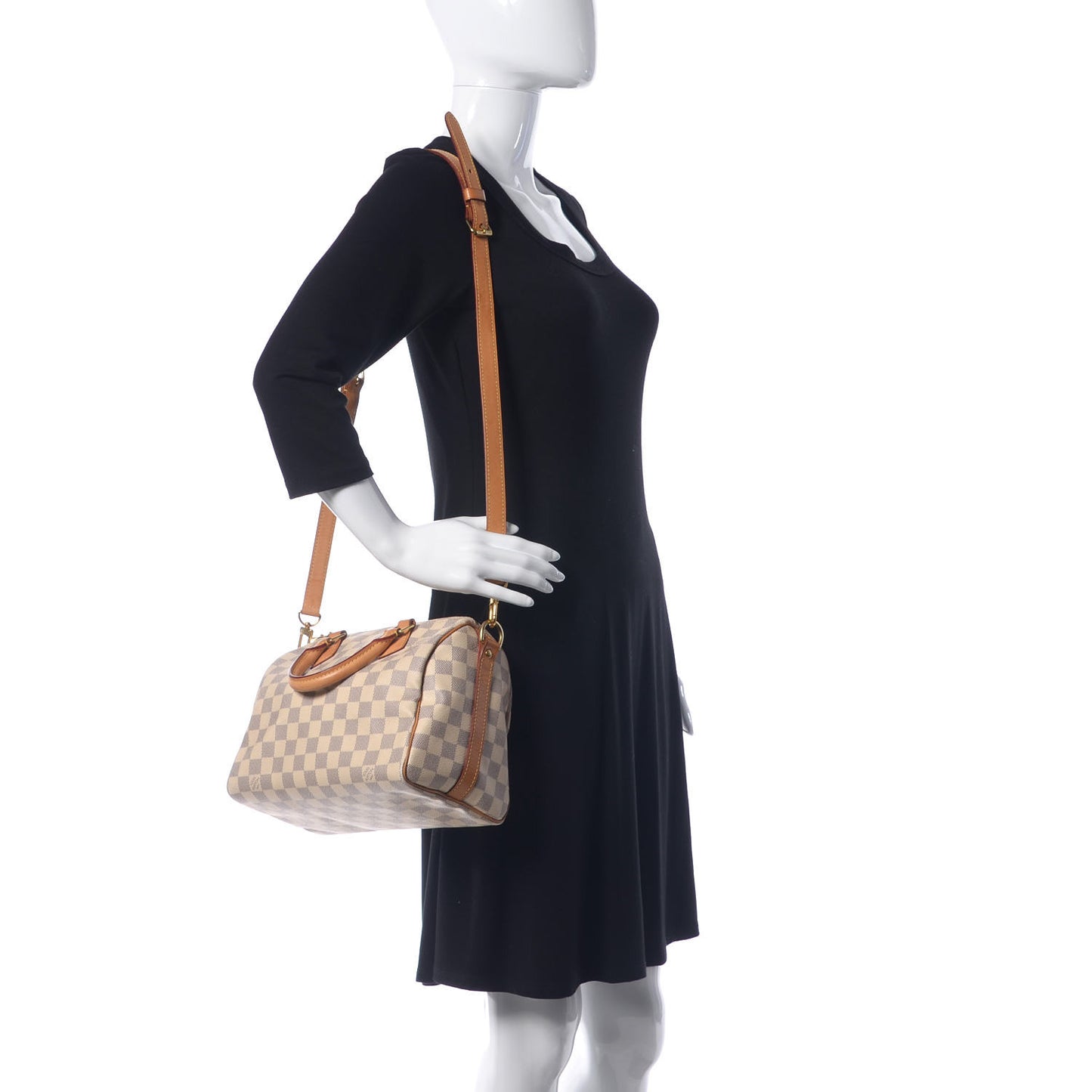 Damier Azur Speedy Bandouliere 25