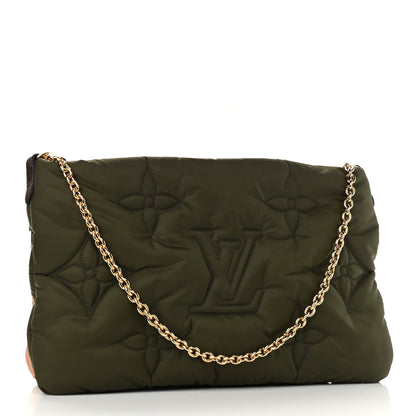 Louis Vuitton Econyl Monogram Pillow Maxi Multi Pochette Accessories Kaki Beige 3 of 9