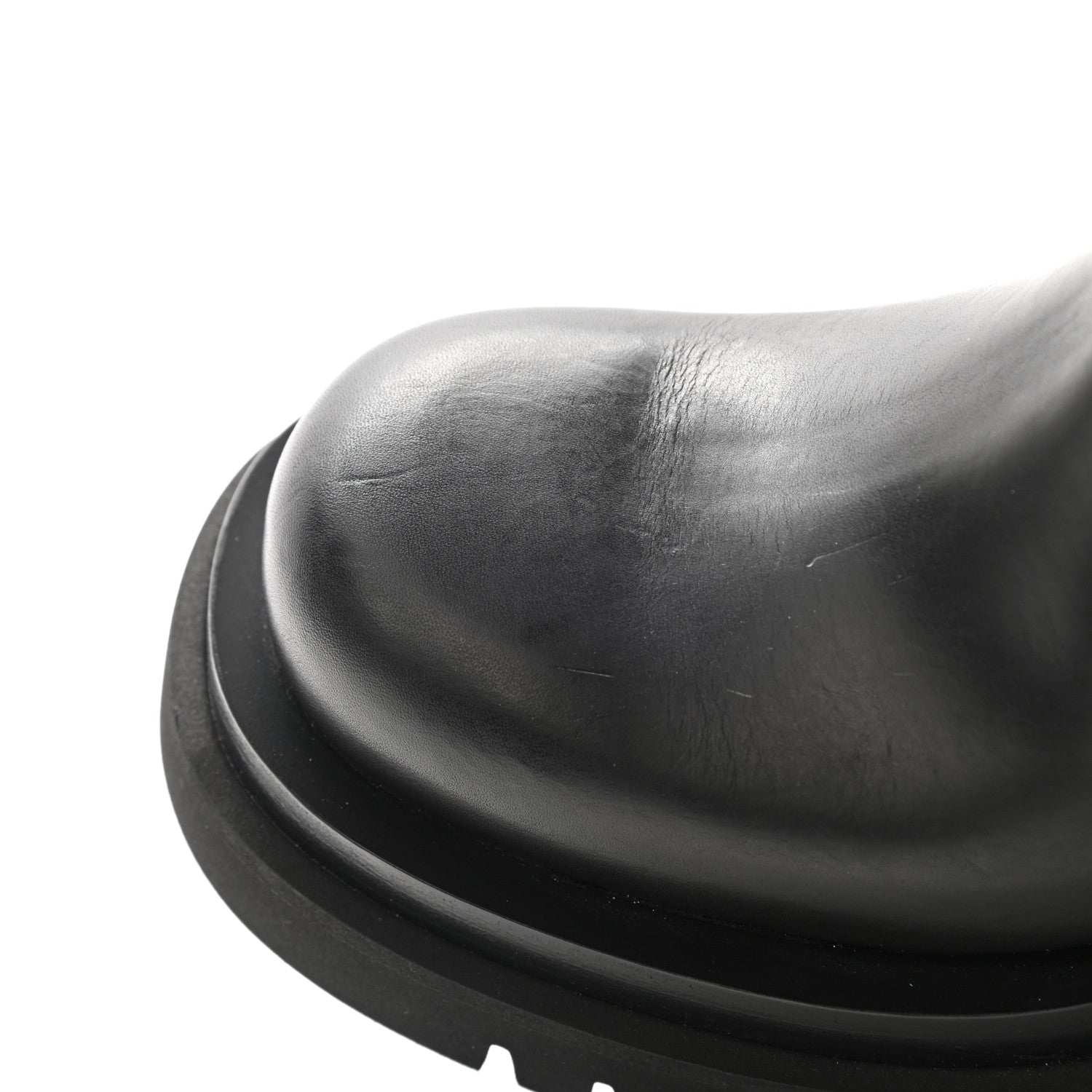 Bottega Veneta Calfskin The Lug Chelsea Boots 37.5 Black 8 of 11