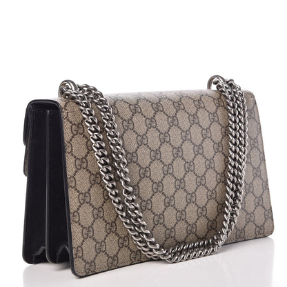 Gucci GG Supreme Monogram Small Dionysus Shoulder Bag Black 3 of 12