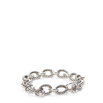 David Yurman Sterling Silver 12mm Large Oval Link Bracelet 4 of 6