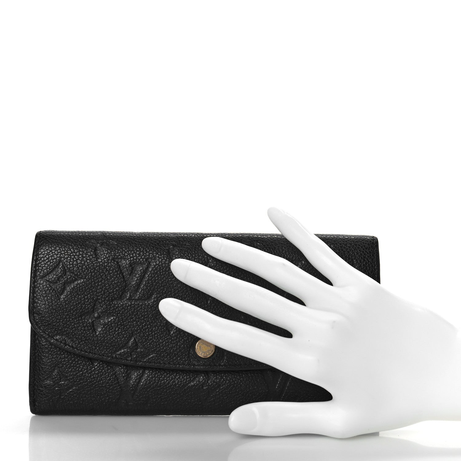 Louis Vuitton Empreinte Emilie Wallet Black Dune 2 of 9