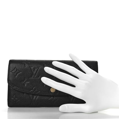 Louis Vuitton Empreinte Emilie Wallet Black Dune 2 of 9