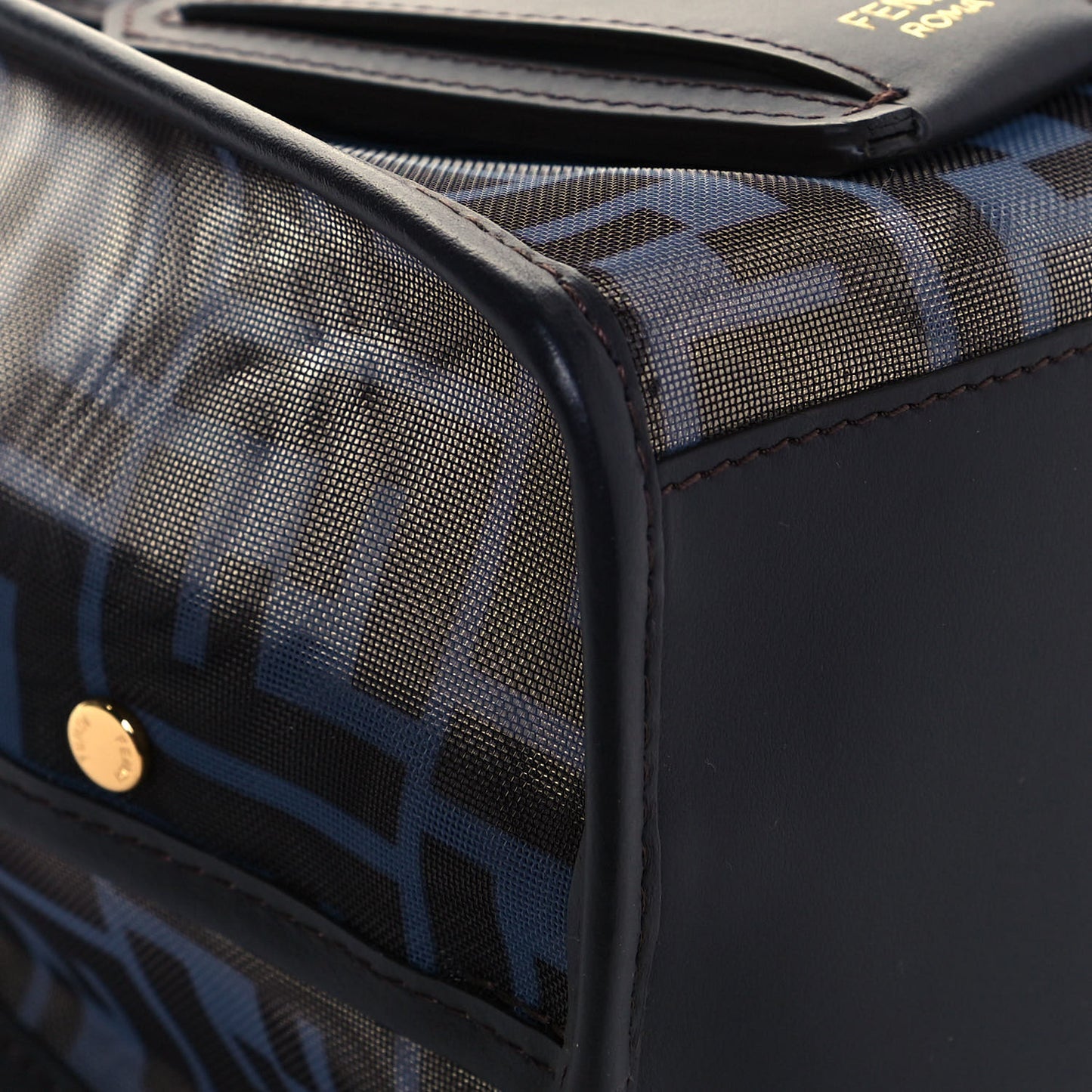 Mesh Vitello Century FF 1974 Mini Peekaboo Defender Cover Azzurro Black Ebano