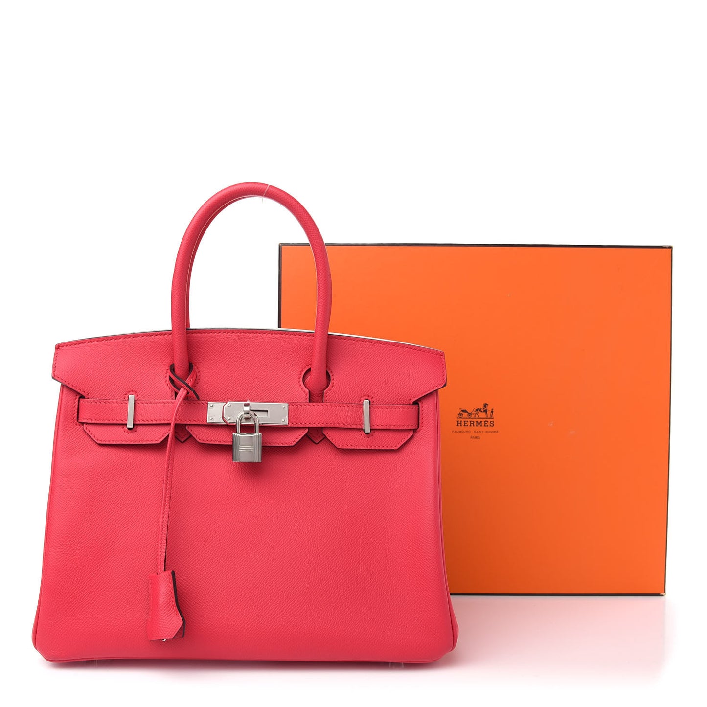 Epsom Birkin 30 Rose Extreme