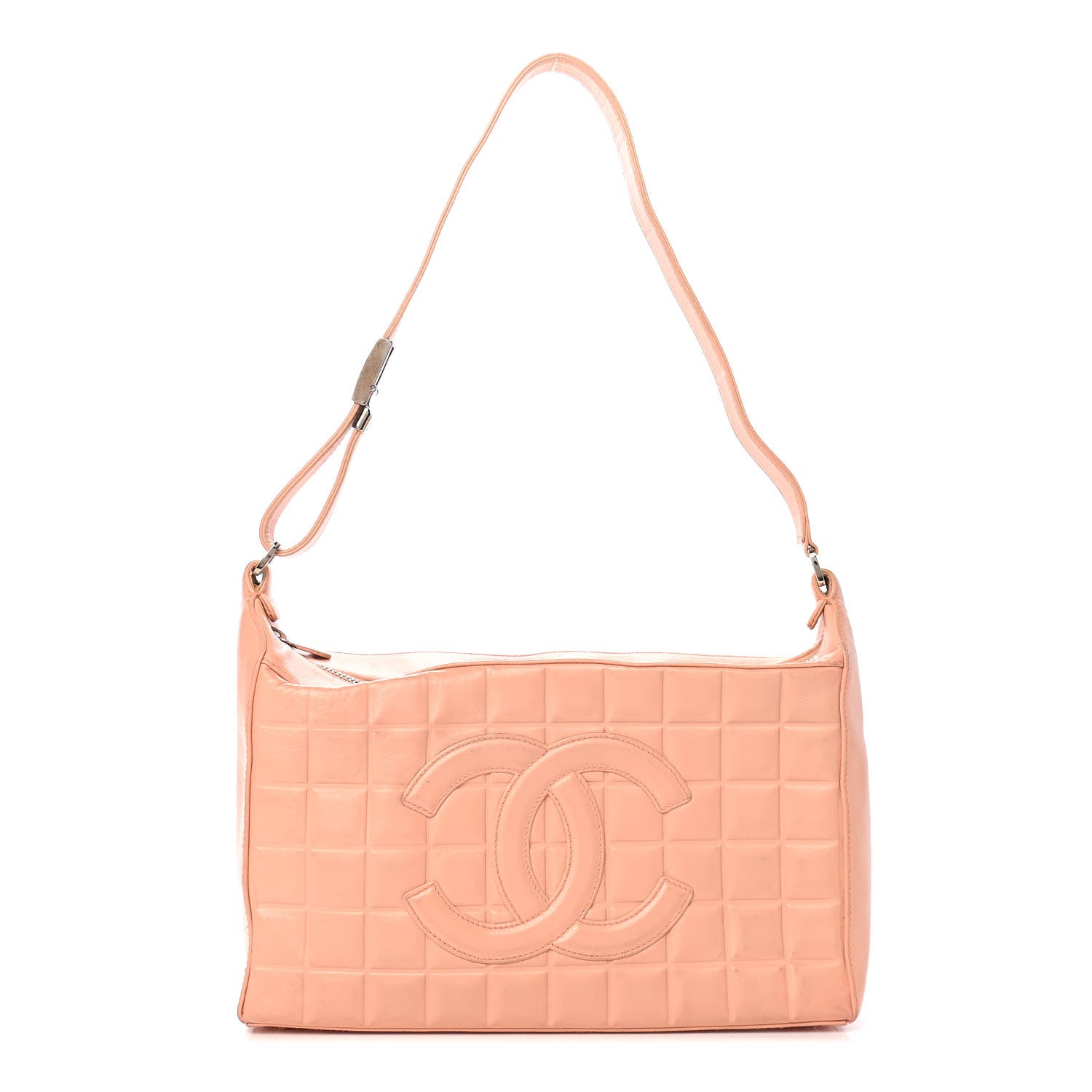 Chanel Lambskin Quilted Chocolate Bar Shoulder Bag Light Pink 1 of 14