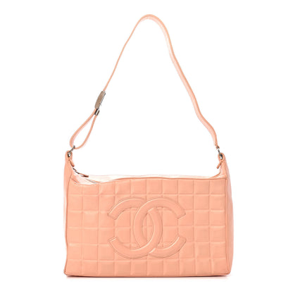 Chanel Lambskin Quilted Chocolate Bar Shoulder Bag Light Pink 1 of 14