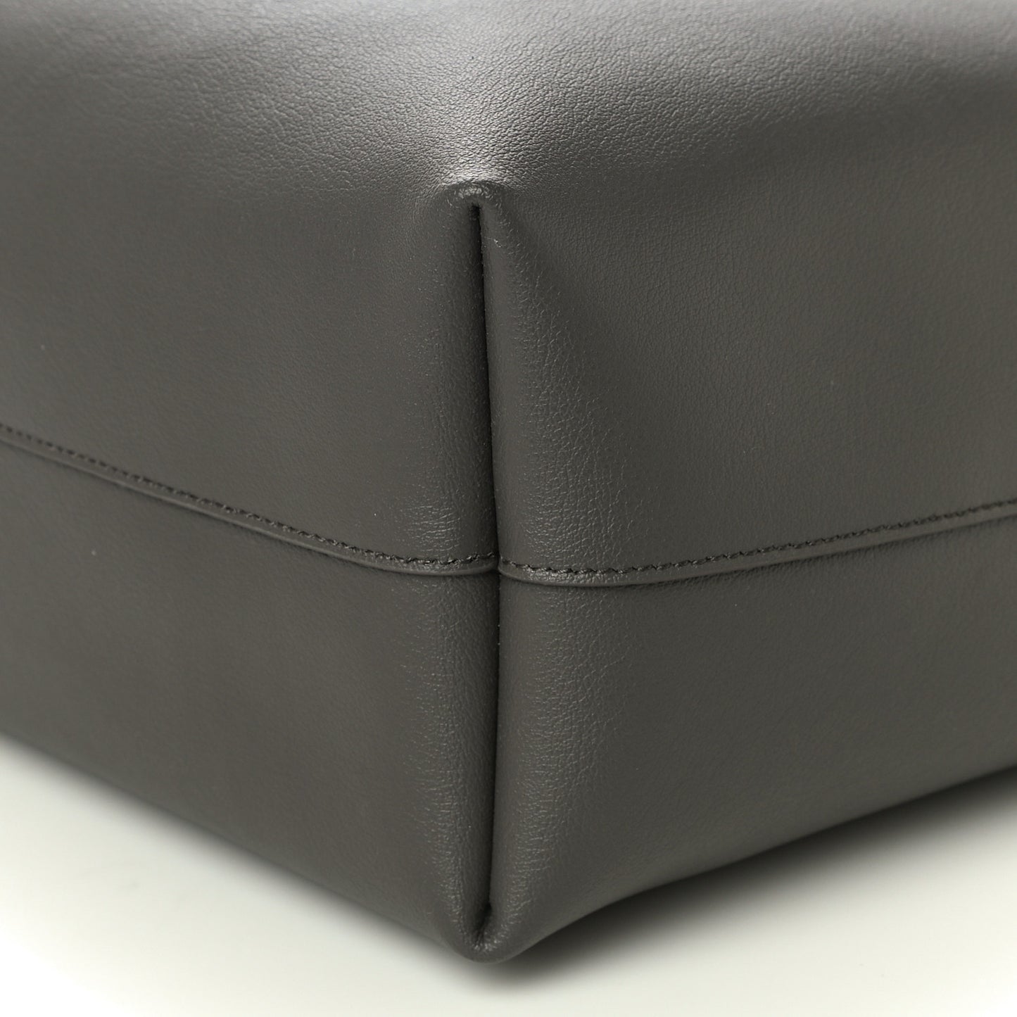 Calfskin Large Shopping Tote Earth