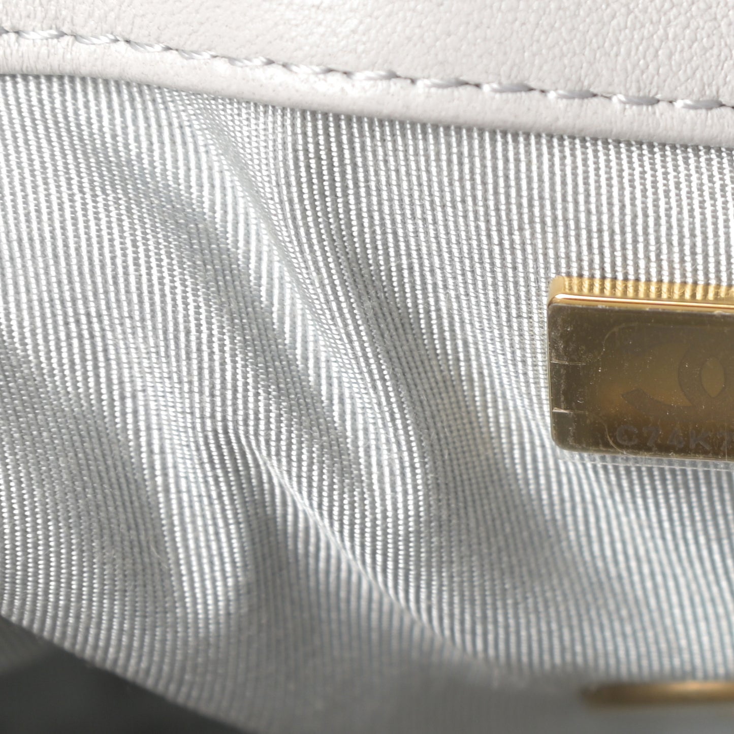 Lambskin Quilted Medium Chanel 19 Flap Grey