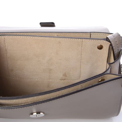 Chloe Suede Calfskin Small Faye Shoulder Bag Motty Grey 12 of 13
