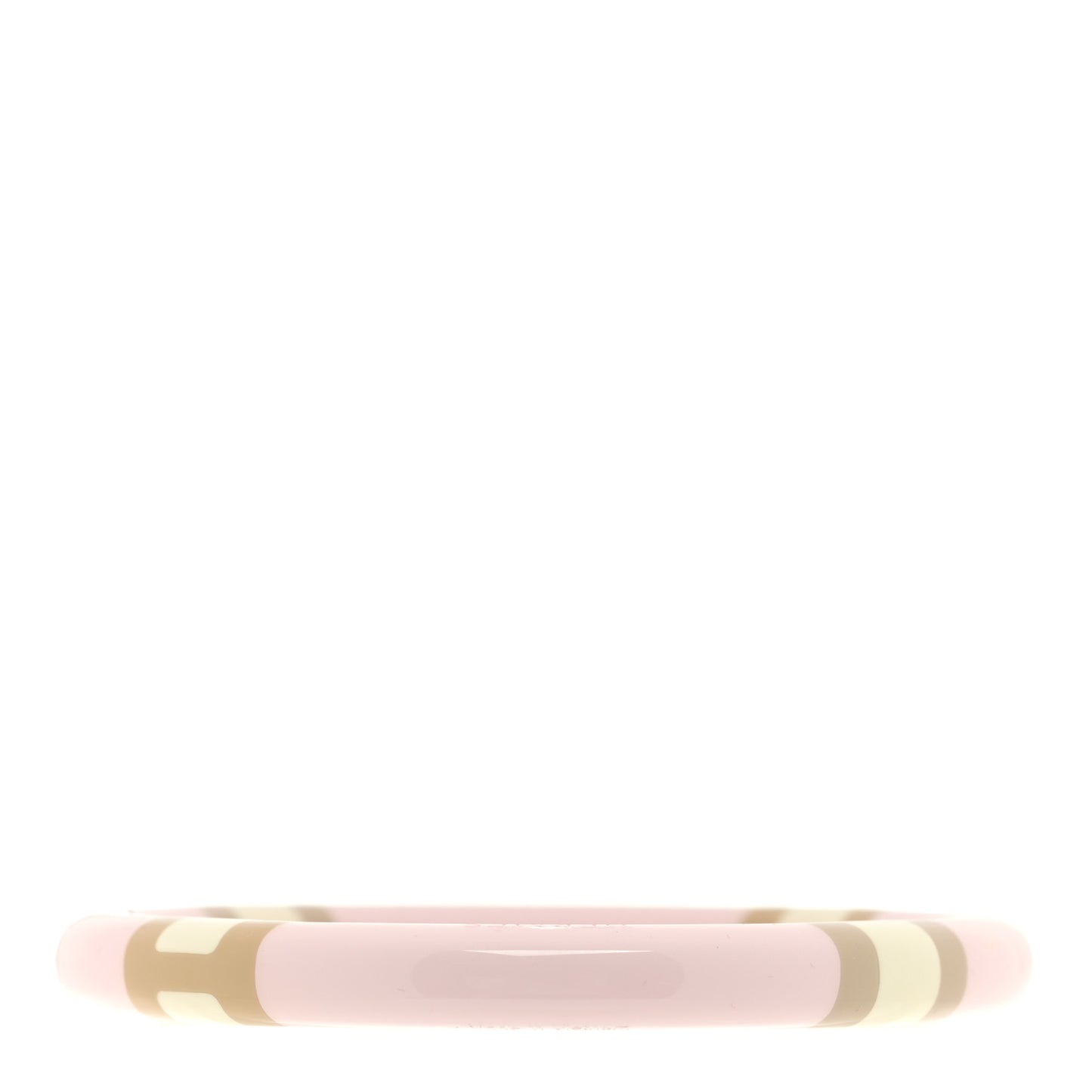 Lacquered Wood H Equipe PM Bangle Bracelet T1 Faubourg Pastel