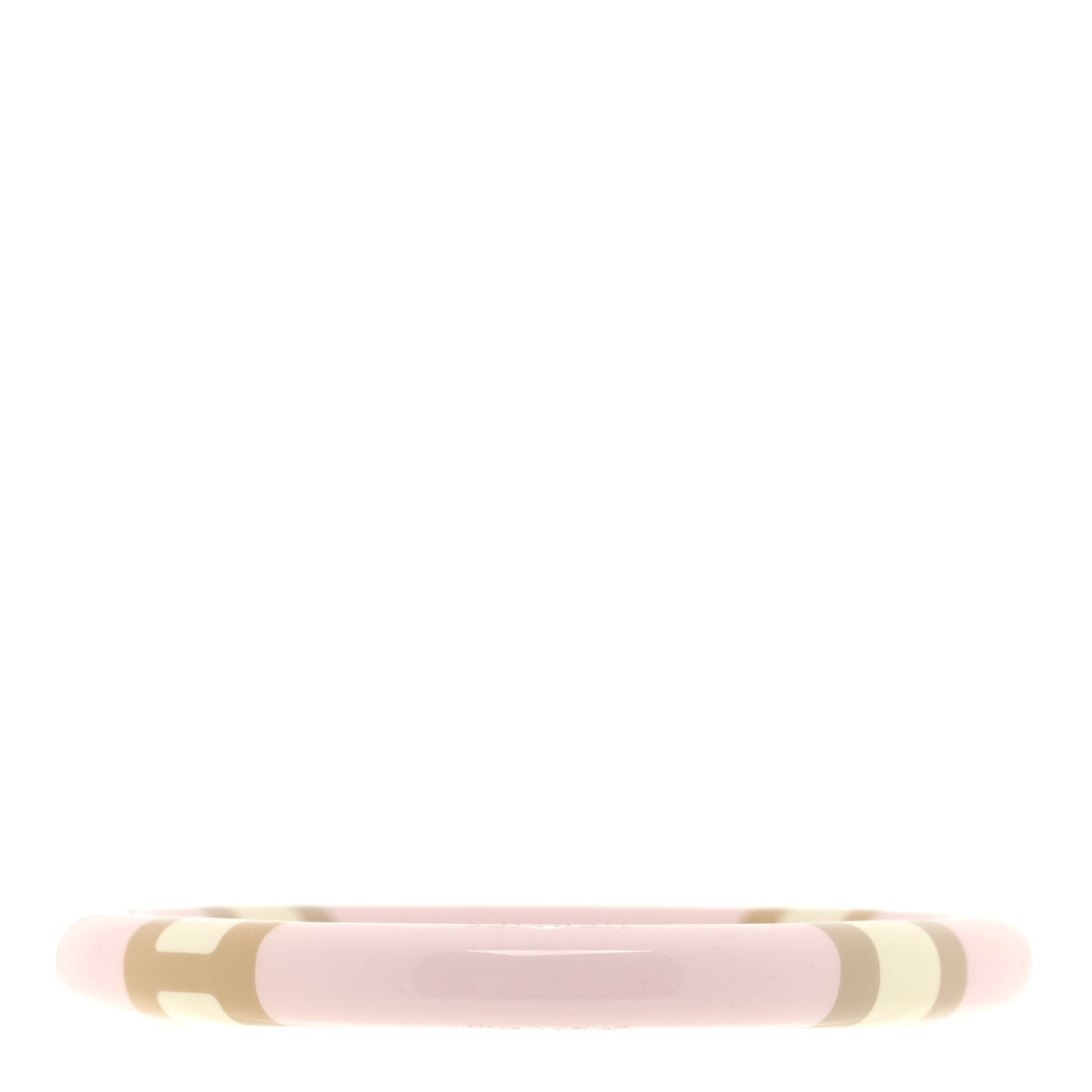 Hermes Lacquered Wood H Equipe PM Bangle Bracelet T1 Faubourg Pastel 3 of 4