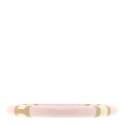 Hermes Lacquered Wood H Equipe PM Bangle Bracelet T1 Faubourg Pastel 3 of 4