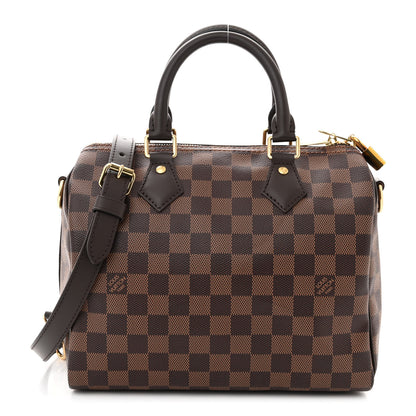 Louis Vuitton Damier Ebene Speedy Bandouliere 25 1 of 10