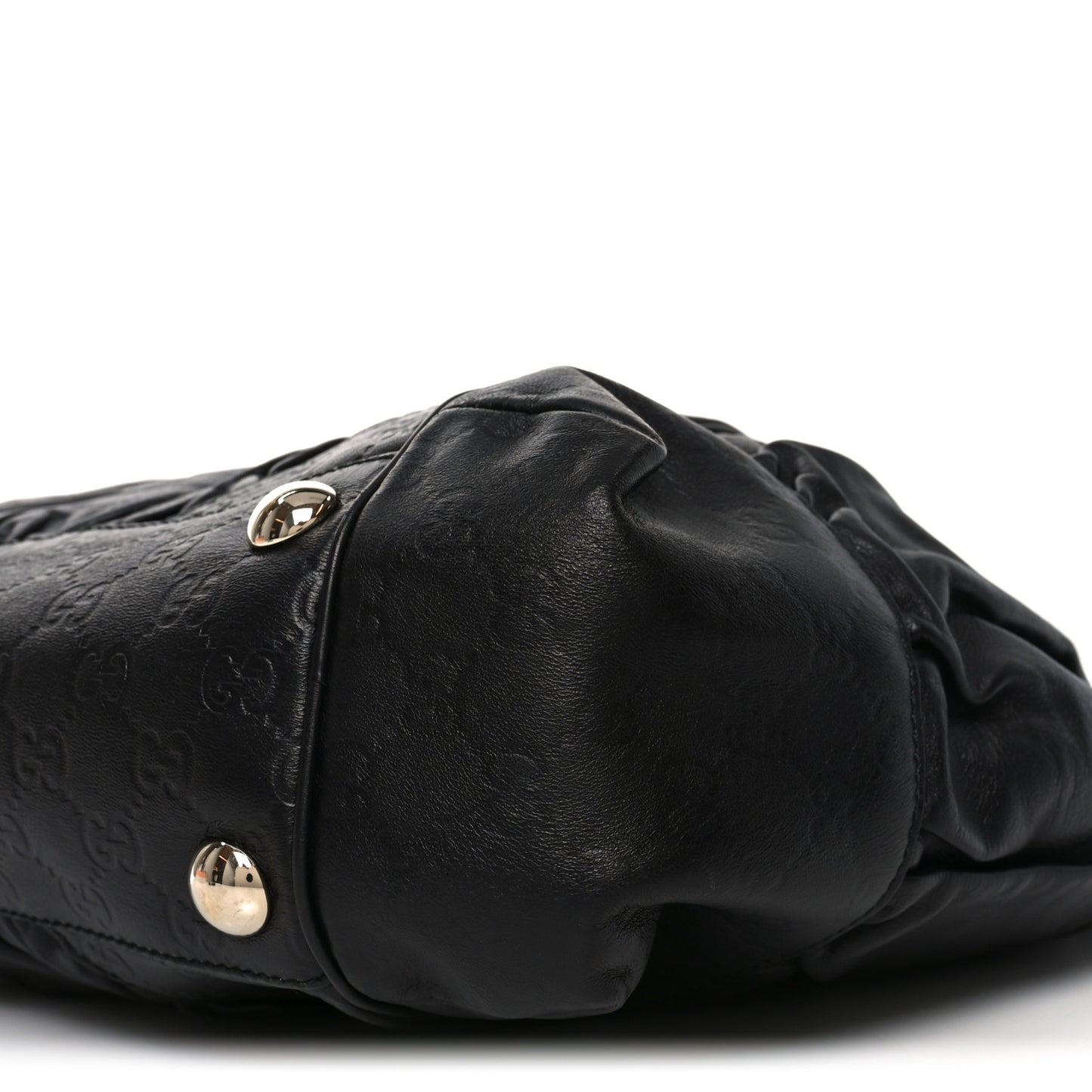 Calfskin Guccissima Full Moon Tote Black