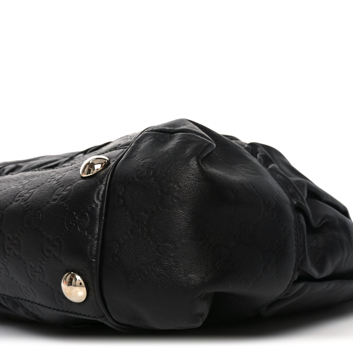 Gucci Calfskin Guccissima Full Moon Tote Black 11 of 11