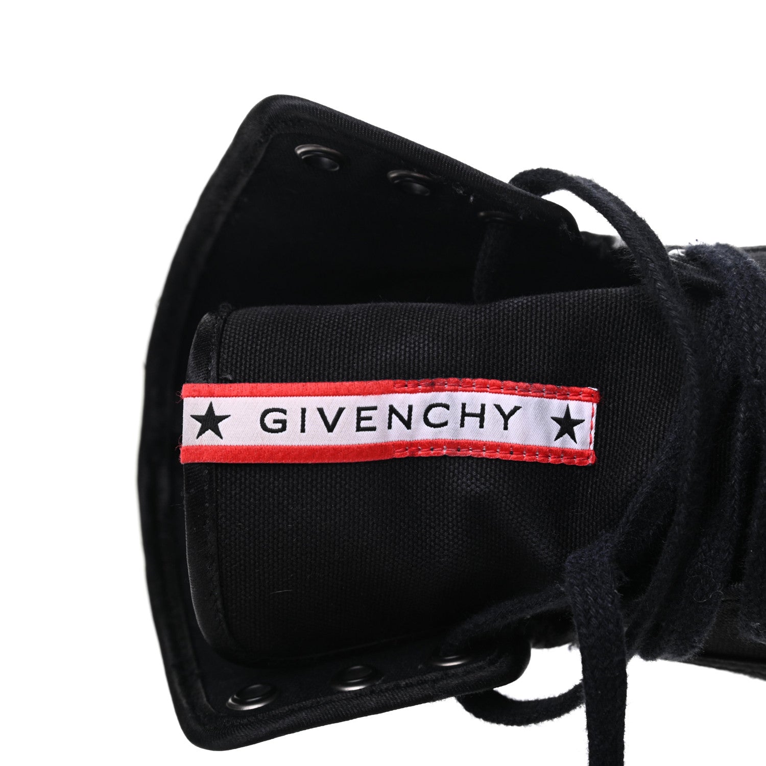 Givenchy Canvas Womens High Top Logo Sneakers 40 Black 7 of 10